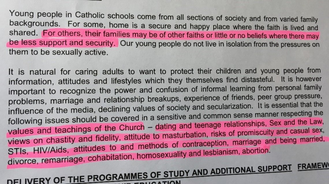 Derbyshire parents forced to send children to Catholic school