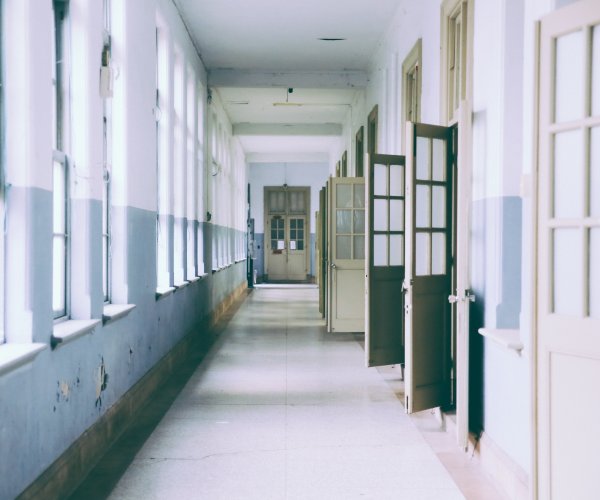 School corridor