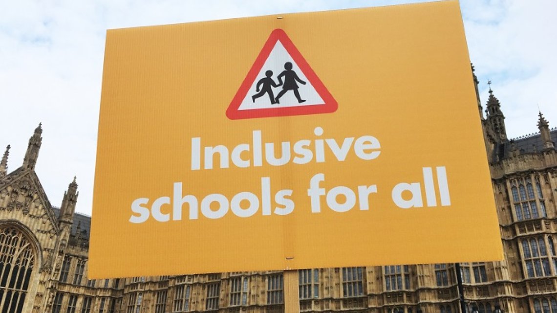 Inclusive schools for all protest