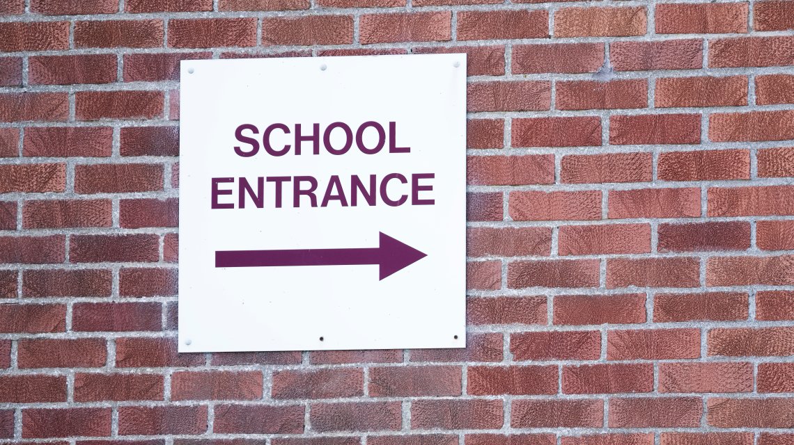 School entrance